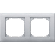 Merten - Abdeckrahmen Rahmen 2f.alu 488260 bündiger Einbau