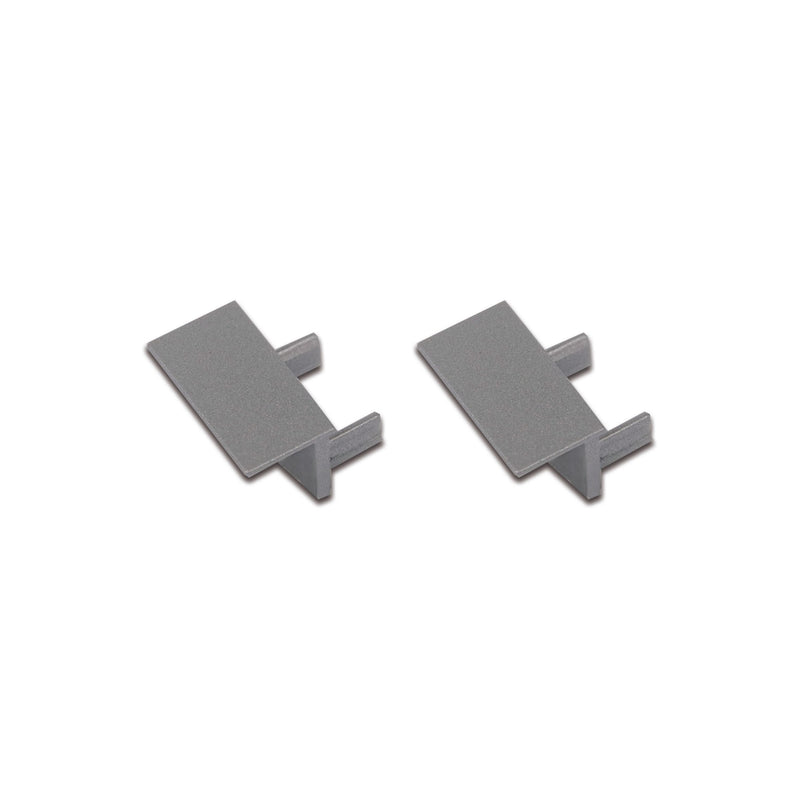 Hera - Mechanisches Zubehör/Ersatzteile für Leuchten Stirndeckel 2-er Set 21304133008 edelstahloptik