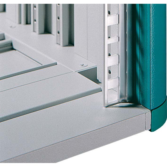 Heitec - Komponente für den Ausbau (Schaltschrank) Befestigungswinkel 3751.640 (VE2) f. HeiCase 19" 7HE