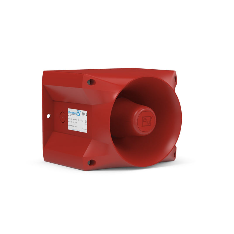 Pfannenberg - Elektronischer Schallgeber Blitzschallgeber PA 20 10-60DC 10J, 24DC, 117dB, rt