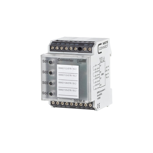 Metz Connect - Bussystem-Energiemanagement S0/M-Converter 110 556 4-fach