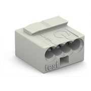 WAGO - Steckklemme Verb.dosenklemme 243-304 lgr 4x0,6-0,8mm − 100 Stück