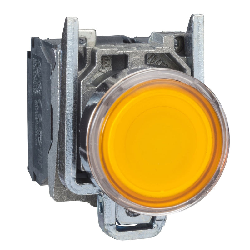 Schneider Electric - Drucktaster, Komplettgerät Leuchtdrucktaster XB4BW3565 1S1Ö ge-or BA9S
