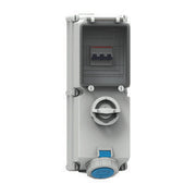 Bals Elektrotech - CEE-Steckdose abschaltbar, abgesichert (IEC 60309) Wandsteckdose abschaltbar 17319 verriegelt abgesich