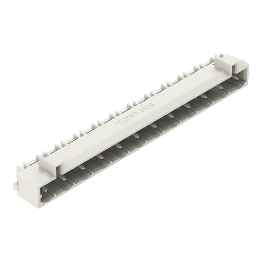 WAGO - Leiterplattensteckverbinder THT-Stiftleiste Lötstift 721-842/001-000 1,0x1,0,abgew.,lgr − 50 Stück