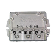 Televes - Abzweiger und Verteiler Easy-F-Abzweiger 4f. EFA 417 17dB, 5-2400Mhz
