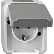 Merten - Steckdose SCHUKO-Steckdose MEG2300-8029 lichtgrau