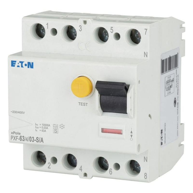 Eaton - Fehlerstrom-Schutzschalter FI-Schutzschalter PXF-63/4/03-S/A-BRD 63A 4p, 300mA