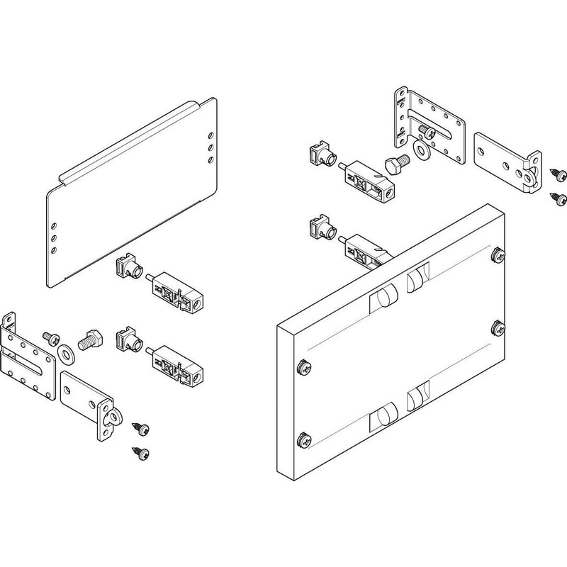 ABN - Verteilerfeld für Installationsverteiler ESPRO-Modul MF1160 flach BxH:250x150mm