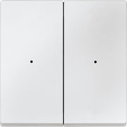 Merten - Abdeckung/Bedienelement für Installationsschalterprogramme Wippe pws MEG5220-0419 2fach,Syst.M