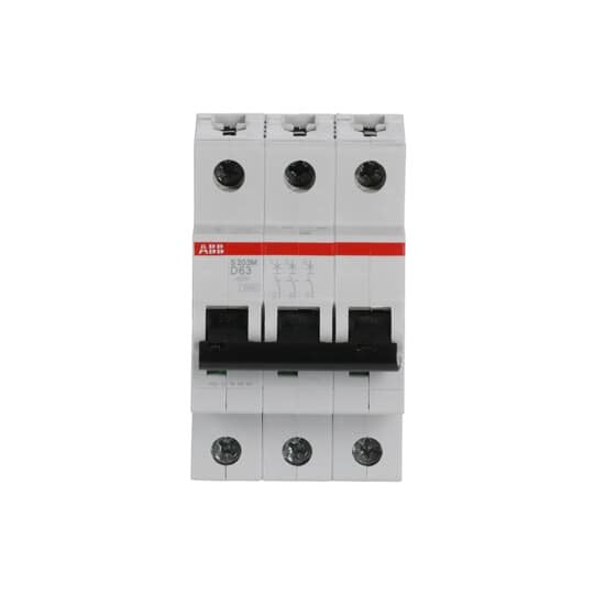 ABB Stotz S&J - Leitungsschutzschalter Sicherungsautomat S203M-D63 10 kA, 63 A, 3P