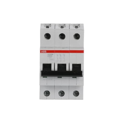 ABB Stotz S&J - Leitungsschutzschalter Sicherungsautomat S203M-D63 10 kA, 63 A, 3P
