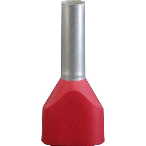 Zoller+Fröhlich - Aderendhülse V30AE000623 2x1,50/8L rot − 500 Stück