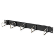 DIGITUS - Kabelführung für Gehäuse/Schränke Kabelrangierpanel DN-97667 1HE,RAL 9005