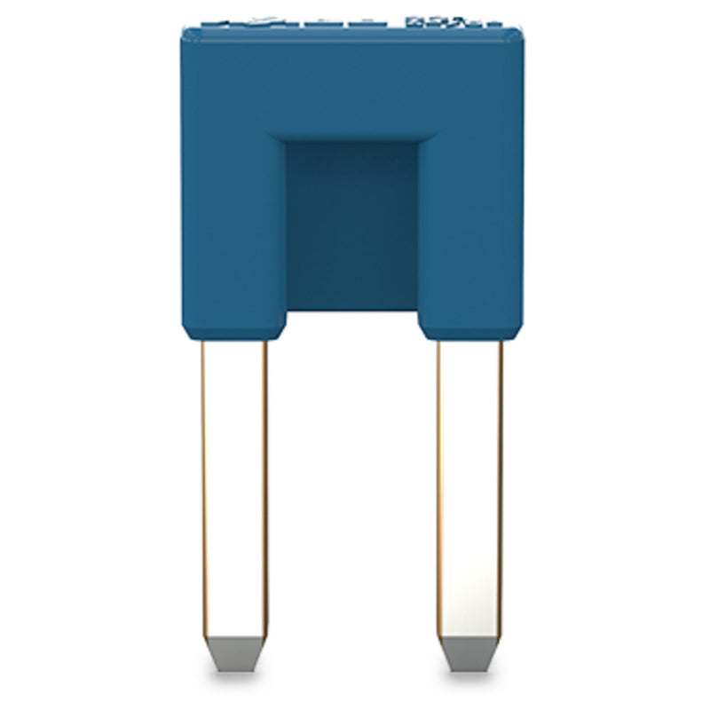 WAGO - Querverbinder/Brücker für Reihenklemme Brücker f.Leitereinführung 221-941/000-006 2-fach,blau − 5 Stück