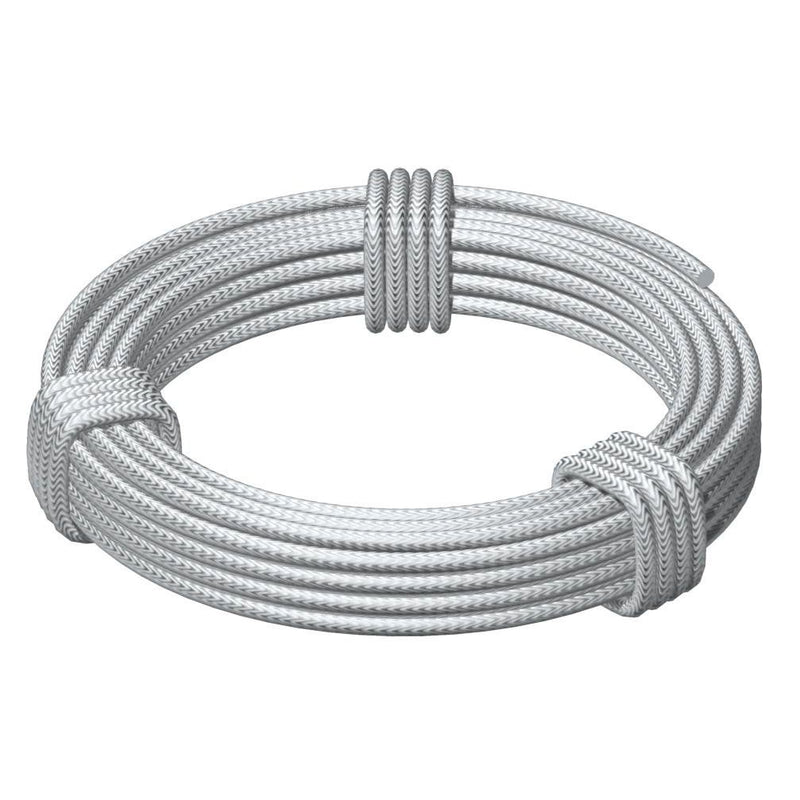 OBO Bettermann - Metallseil Stahldraht-Spannseil 957 4 G Ring 50m − 50 Meter