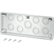 Hensel - Einführungsflansch für Kleingehäuse/Schaltschrank Anbauflansch Mi FM 32 8xM25/32,1xM25/32/40