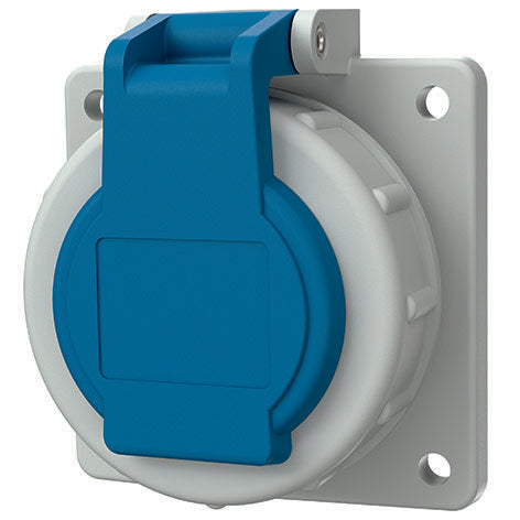 Mennekes - Schutzkontakt-Anbausteckdose Schuko-Anbau-Steckdose 17002 16A2p+E 230V IP68 BL