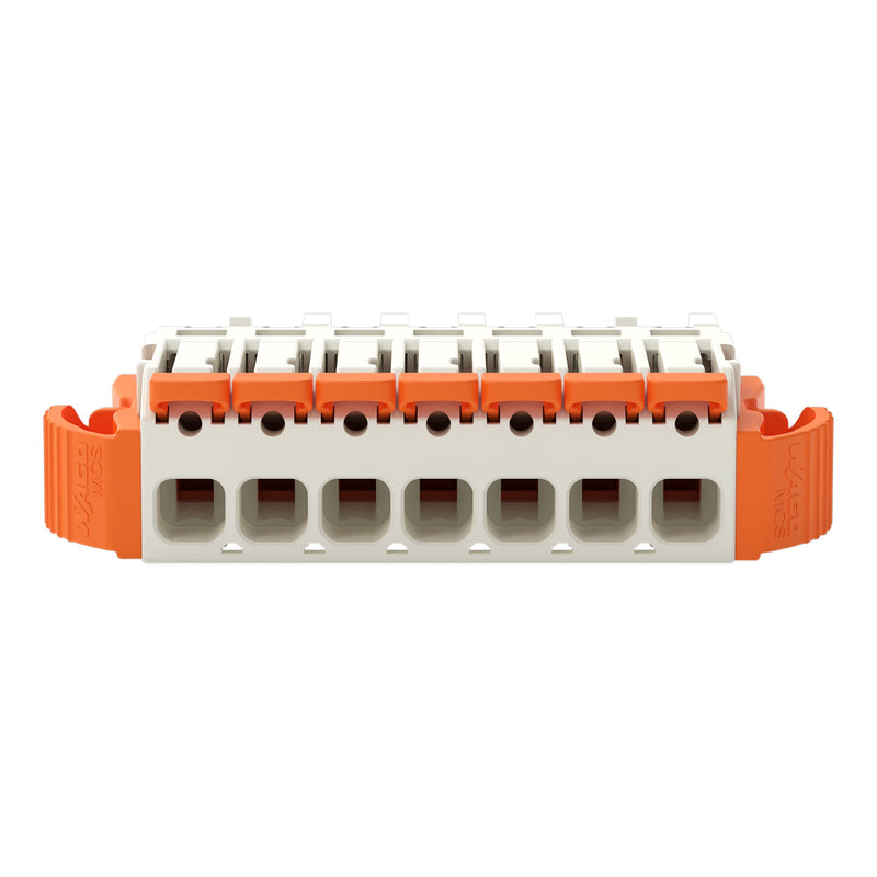 WAGO - Kabelsteckverbinder für Leiterplattensteckverbinder Federleiste 1-Leiter Hebel 2721-1107/037-000 Push-in Cage Clamp − 50 Stück
