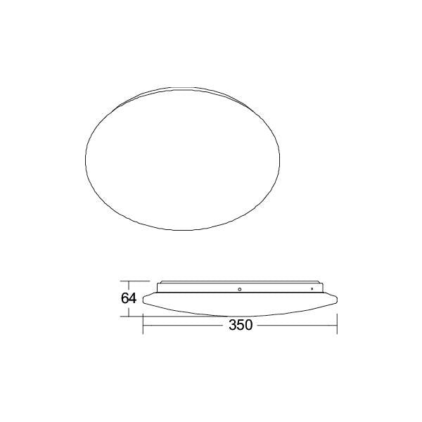 Brumberg Leuchten - Decken-/Wandleuchte LED-Anbauleuchte 12577073 3000K