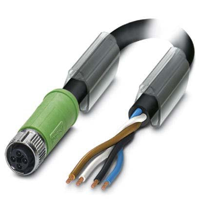Phoenix Contact - Konfektioniertes Sensor-Aktor-Kabel Powerleitung SAC-4P-2,0 #1408824 2,0m 4-pol. RAL7021