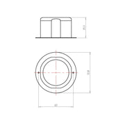 Kaiser - Dosen-Dichtungseinsatz Dichtungseinsatz 1040-01 rund