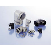 ABB Stotz-Kontakt - Kunststoff-Schutzschlauch-Verschraubung Schlauchverschraubung SVWD-M406GT 90 Grad Winkel − 20 Stück