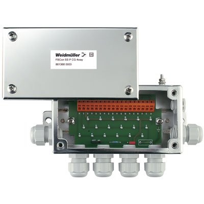 Weidmüller - Feldbus, Dez. Peripherie - Kommunikations-Modul Feldbusverteiler FBCON SS #2653680000