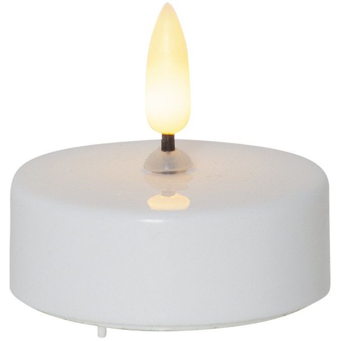 Star Trading - Festbeleuchtung LED-Teelicht 2er-Set 063-06 5,5x5,8cm, weiß