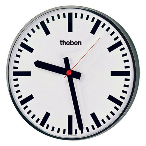 Theben - Uhr Wanduhr, einseitig OSIRIA 241 BR-EIB Balkenziffern