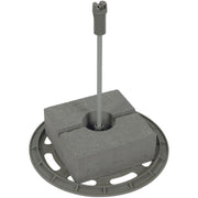 DEHN - Distanzhalter für Blitzschutz DEHNiso-DLH-Set DIDLH 8 H435 D300 BS mit Grundplatte