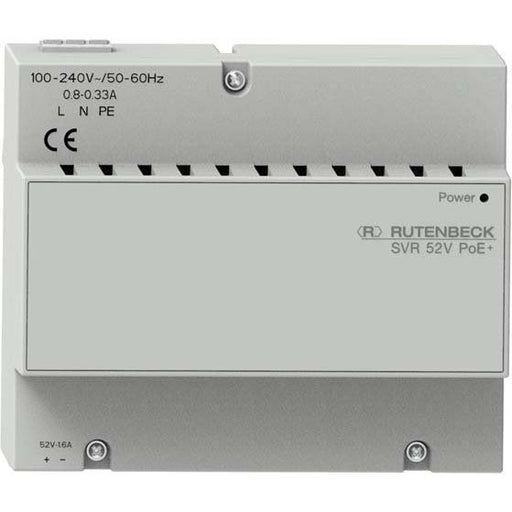 Rutenbeck - Gleichstromversorgung PoE-Spannungsversorgung SVR 52 V PoE+ REG 48W für 3PoE − 1 Stück by Rutenbeck
