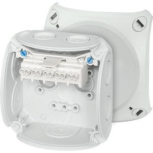 Hensel - Dose, Gehäuse für Montage auf der Wand/Decke Kabelabzweigkasten DK 0202 G 1,5-2,5qmm 5polig − 1 Stück by Hensel
