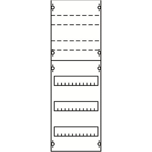 Striebel&amp;John - Verteilerfeld für Installationsverteiler Zählerfeld 1V1KA OBAG − 1 Stück by Striebel&amp;John

