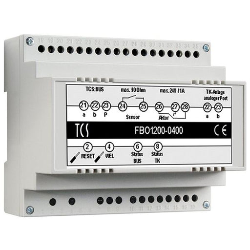 TCS Tür Control - Zusatzgerät für Türkommunikation Interface FBO1210-0400 analog, b.64Tn