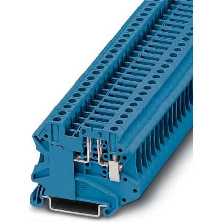 Phoenix Contact - Trenn- und Messtrenn-Reihenklemme Durchgangsreihenklemme UT 4-TG BU 0,14-6qmm, 6,2mm, bl − 50 Stück