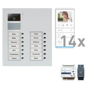 TCS Tür Control - Türsprech-Set Videosprechanlgenset color PVU17140-0010 14 Tasten UP,Freispr