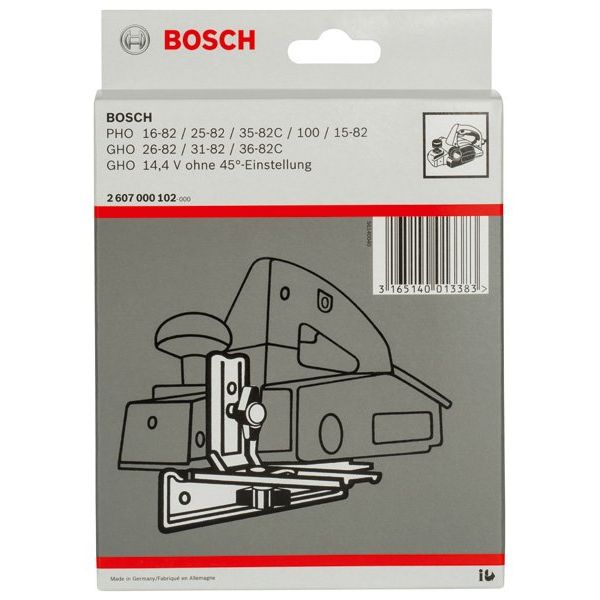 Bosch - Systemzubehör für Hobeln (Akku/elektrisch) Parallelanschlag 2607000102