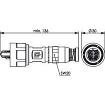 Telegärtner - LWL-Steckverbinder STX V1 2SC Steckerset 100007607 MM