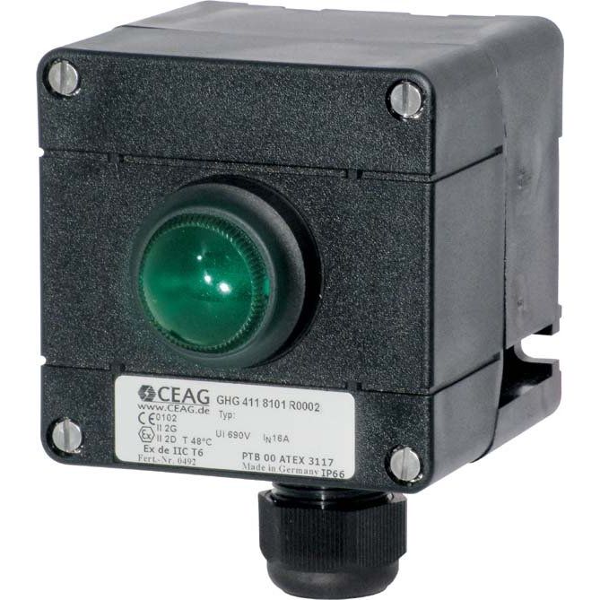 Ceag Sicherheitst - Leuchtmelder, Komplettgerät Leuchtmelder GHG4118101R0002 ws 411/71-01