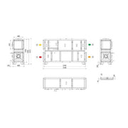 Maico - Lüftungsgerät mit Wärmerückgewinnung gewerblich Kompaktgerät MV4512VLMode RLT1200MV4512VL3 1200cbm/h/li/verti