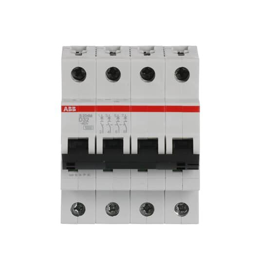 ABB Stotz S&J - Leitungsschutzschalter Sicherungsautomat S204M-D32 10 kA, 32 A, 4P