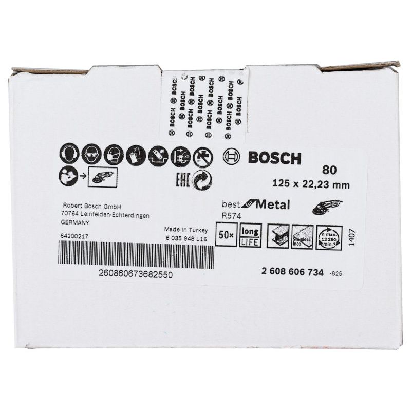 Bosch - Trenn-/Schleifscheibe PRO R574 Fiberscheibe, 2608606734 125 mm, G80