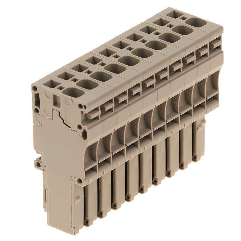Weidmüller - Zubehör/Ersatzteile für Klemmen Stecker ZP 4/1AN/10 Zugfederanschl.,4mm² − 10 Stück