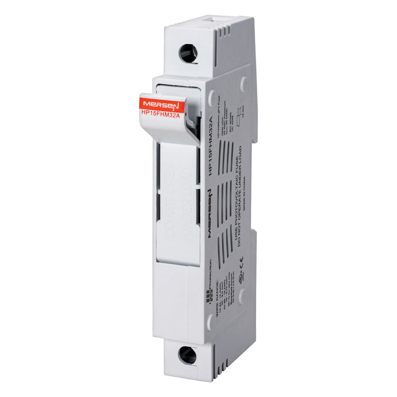 Mersen - Halter für zylindrische Sicherung Sicherungshalter HP15FHM32A 10x85/14x85 1500V32A − 12 Stück