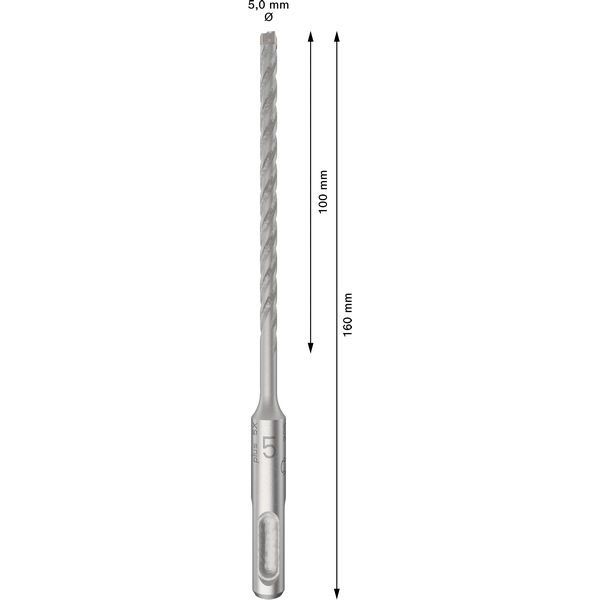 Bosch - Bohrer PRO SDS plus-5X 2608833890VE(10) Hammerbohrer 5 x 100