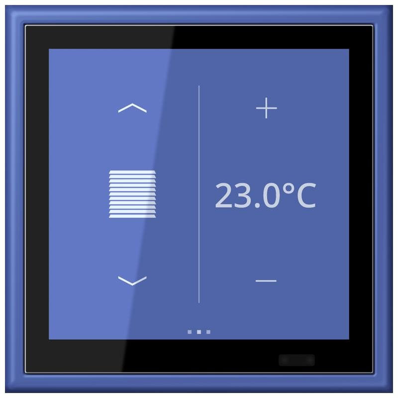 Jung - Bussystem-Mehrfach Bediengerät KNX Raumcontroller LC 459 D1 S 206 bleu outremer 31