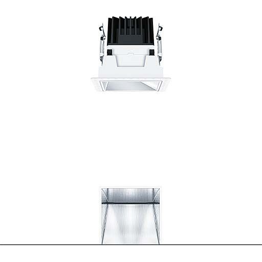 Zumtobel Group - Downlight/Strahler/Flutlicht LED-Einbauleuchte P-INF Q100 #60818713 2700-6500K