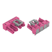 WAGO - Leiterplattensteckverbinder Buchse für Leiterplatten 770-884/011-000/081- abgew.,4-polig,pink − 50 Stück