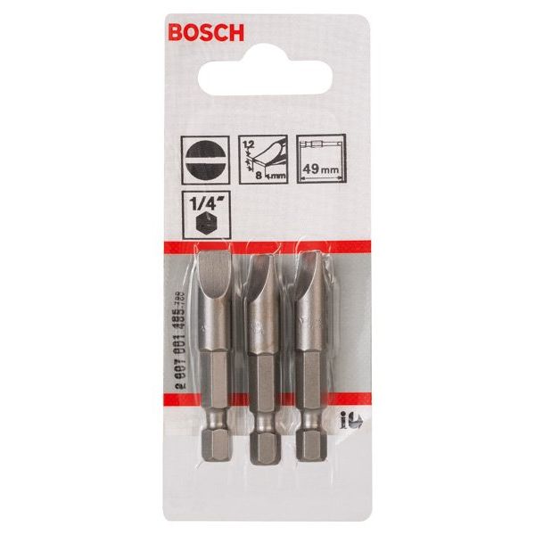 Bosch - Bit Schrauberbit Extra-Hart S 2607001485 1,2 x 8,0 49 mm